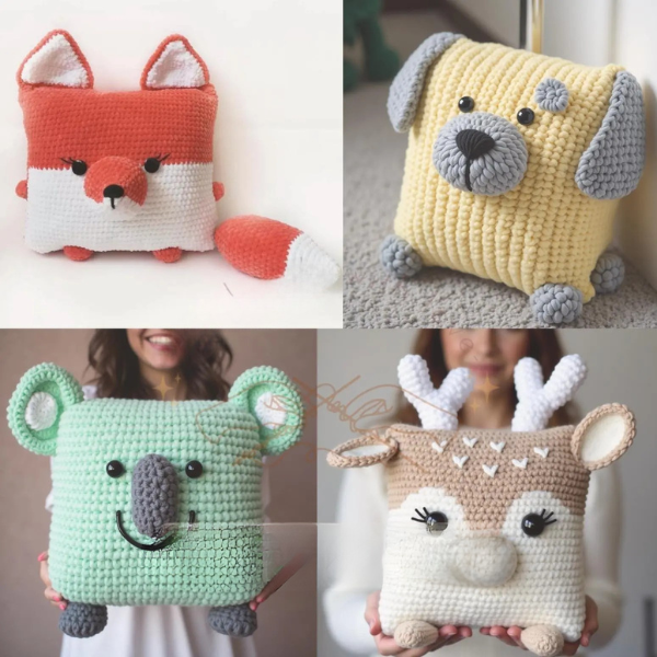 10 In 1 Pillow Crochet Pattern Bundle