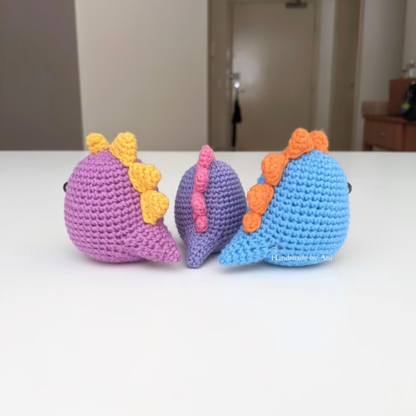 Colourful Dino Crochet Pattern