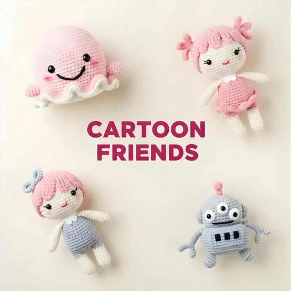 5000+ Amigurumi Crochet Patterns Bundle, Plushies, Animals, Characters