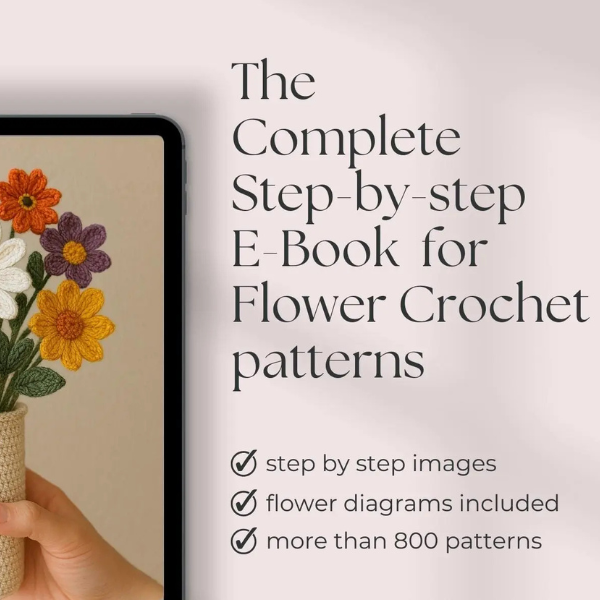 800 Flower Crochet Pattern Bundle