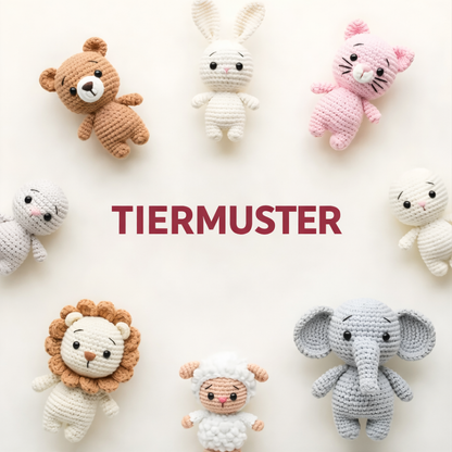 .5000+ Amigurumi Crochet Patterns Bundle, Plushies, Animals, Characters